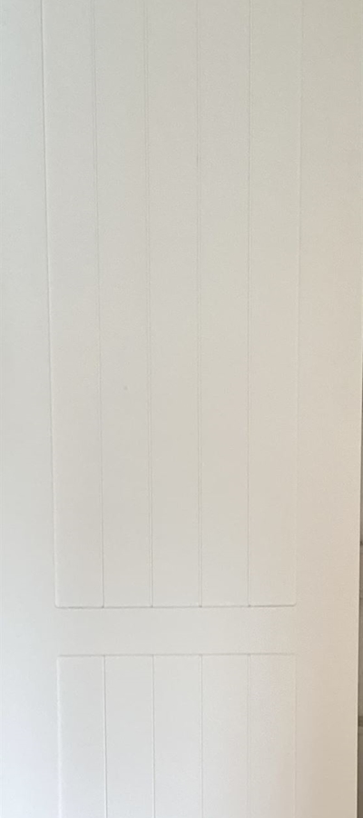 Puerta lacada blanca modelo 8 - Imagen 1